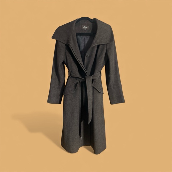 Cole Haan signature vintage wool cashmere blend coat - Picture 2 of 6